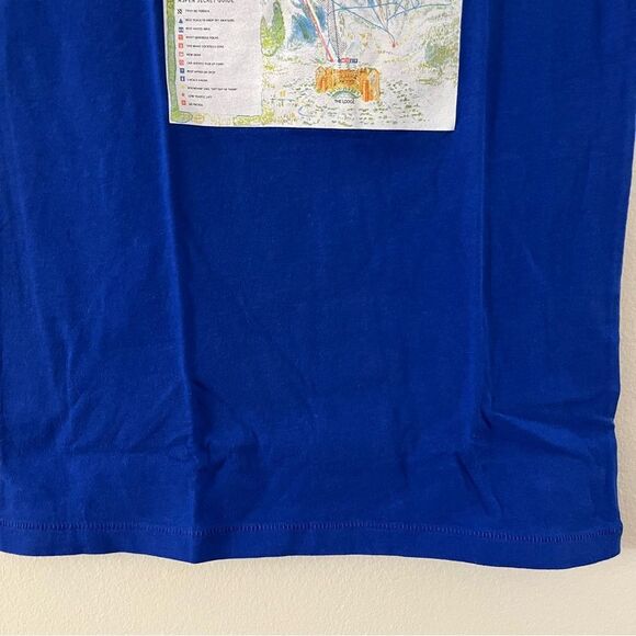 J. Crew Aspen Broken in Jersey T-Shirt in Regal Blue XXS NWT - Picture 6 of 10